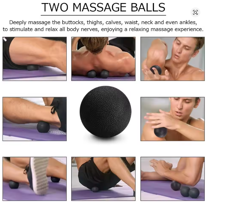 33cm Classic Wolf shaped Yoga Column Massage Stick Fascia Ball Set Hollow foam Axis Pilates Yoga Axis
